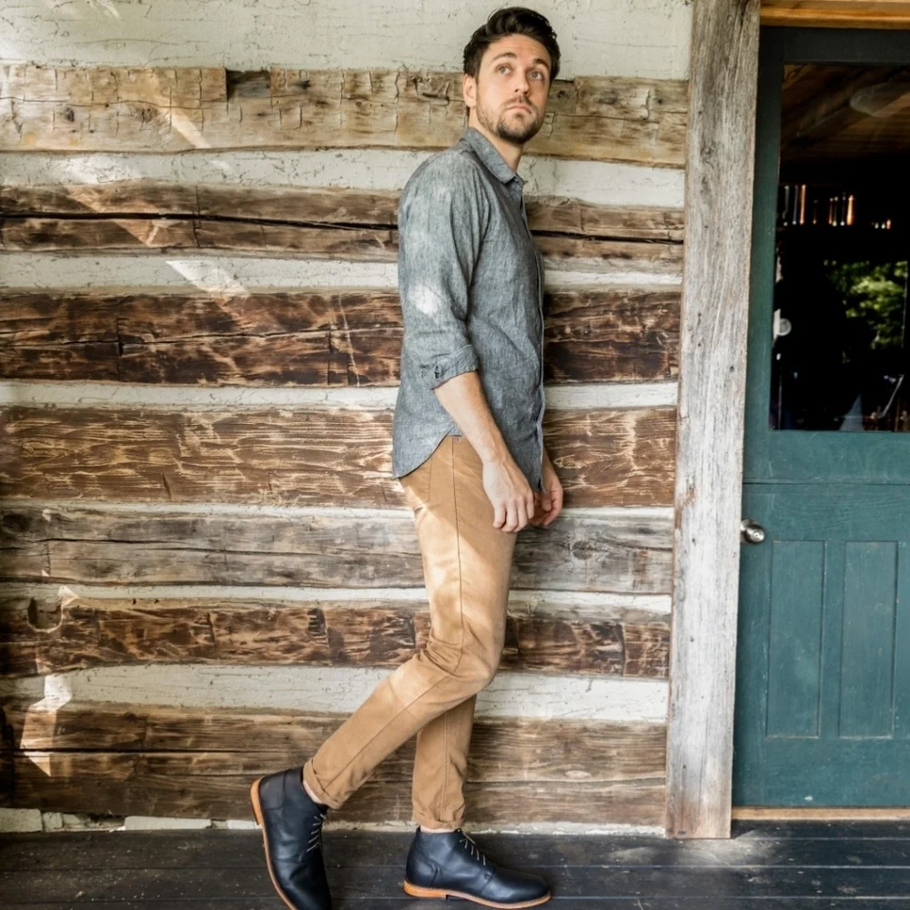 New! Nisolo Everyday Chukka Leather Boot Black